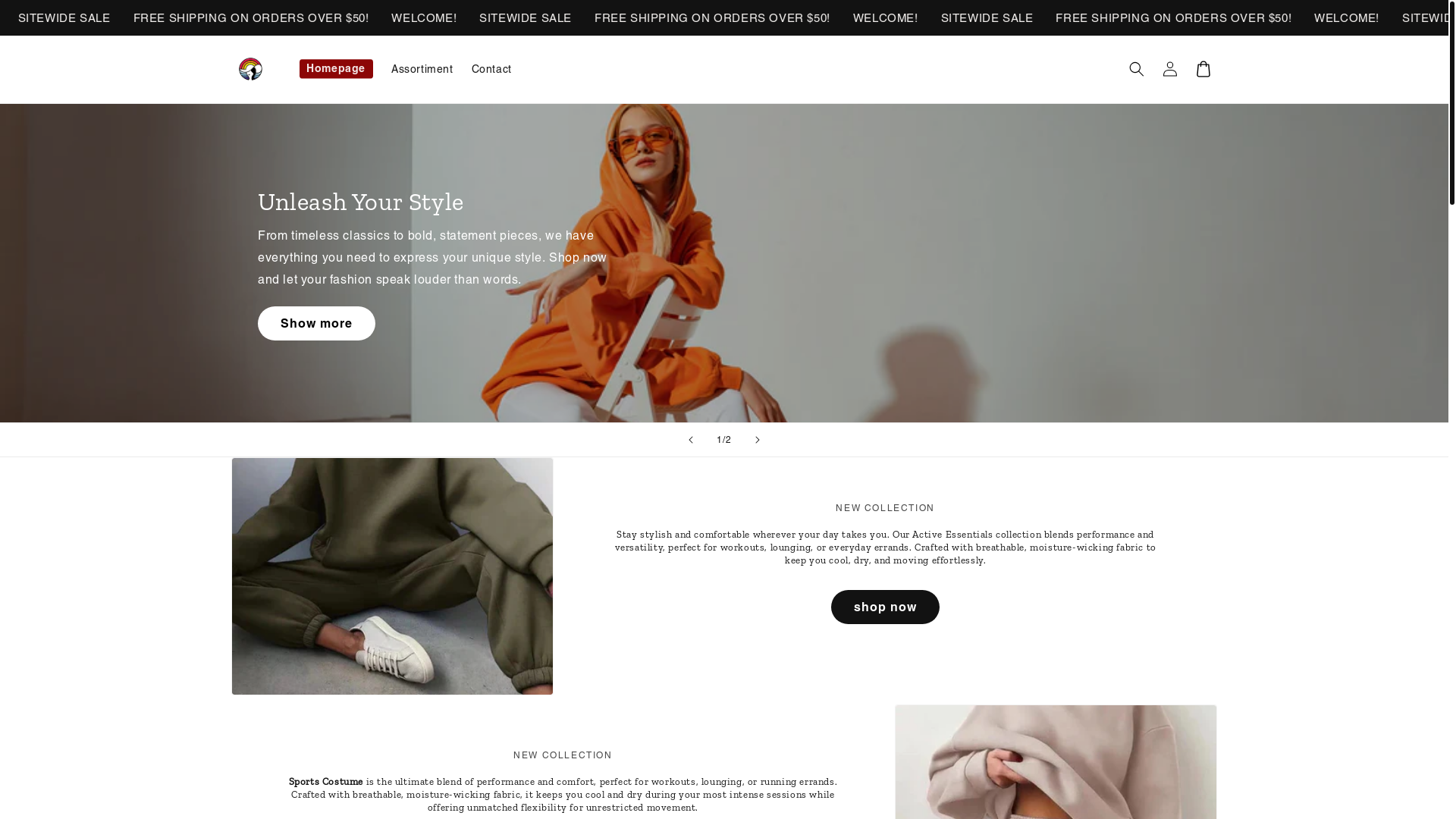 website screenshot of https://vantisse.store/