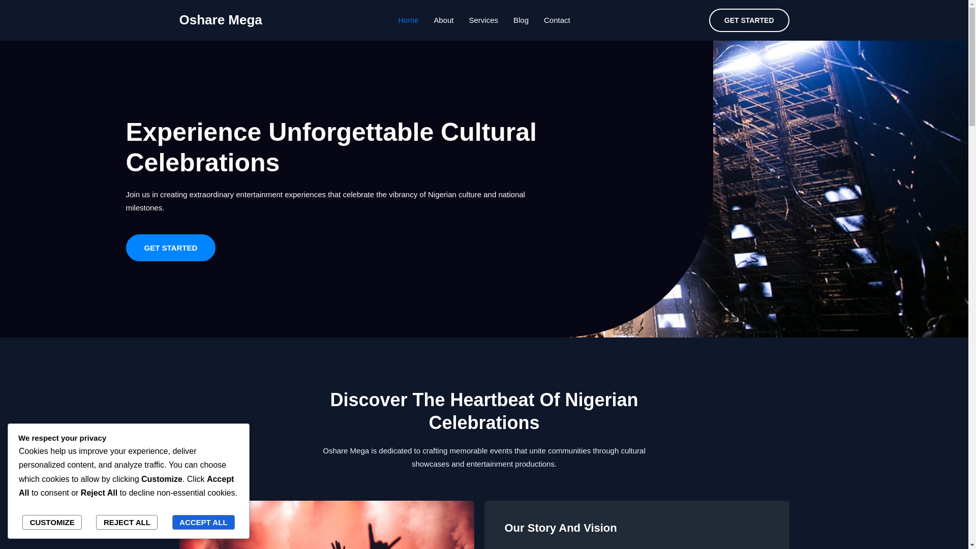website screenshot of https://osharemega.com/