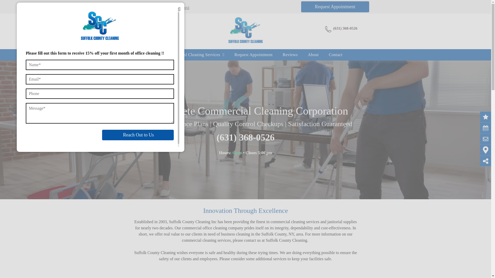 website screenshot of https://suffolkcleaningpros.com/