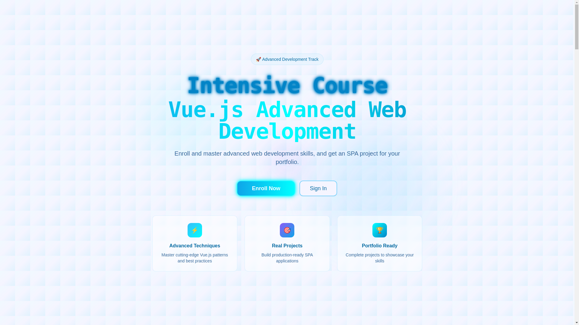 website screenshot of https://academywebdev.net/