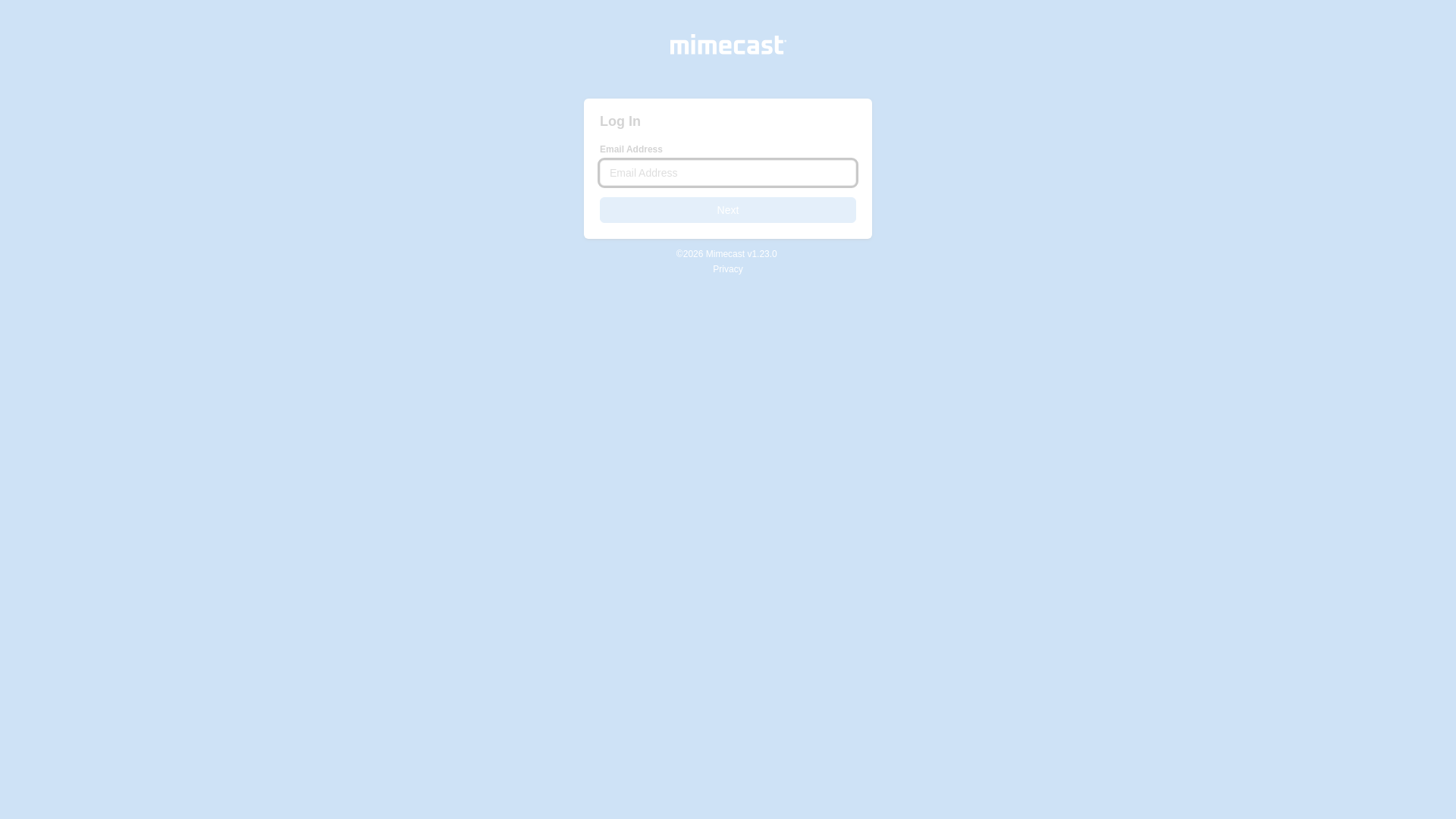 website screenshot of https://webmail-us.mimecast.com/webMail/login.jsp