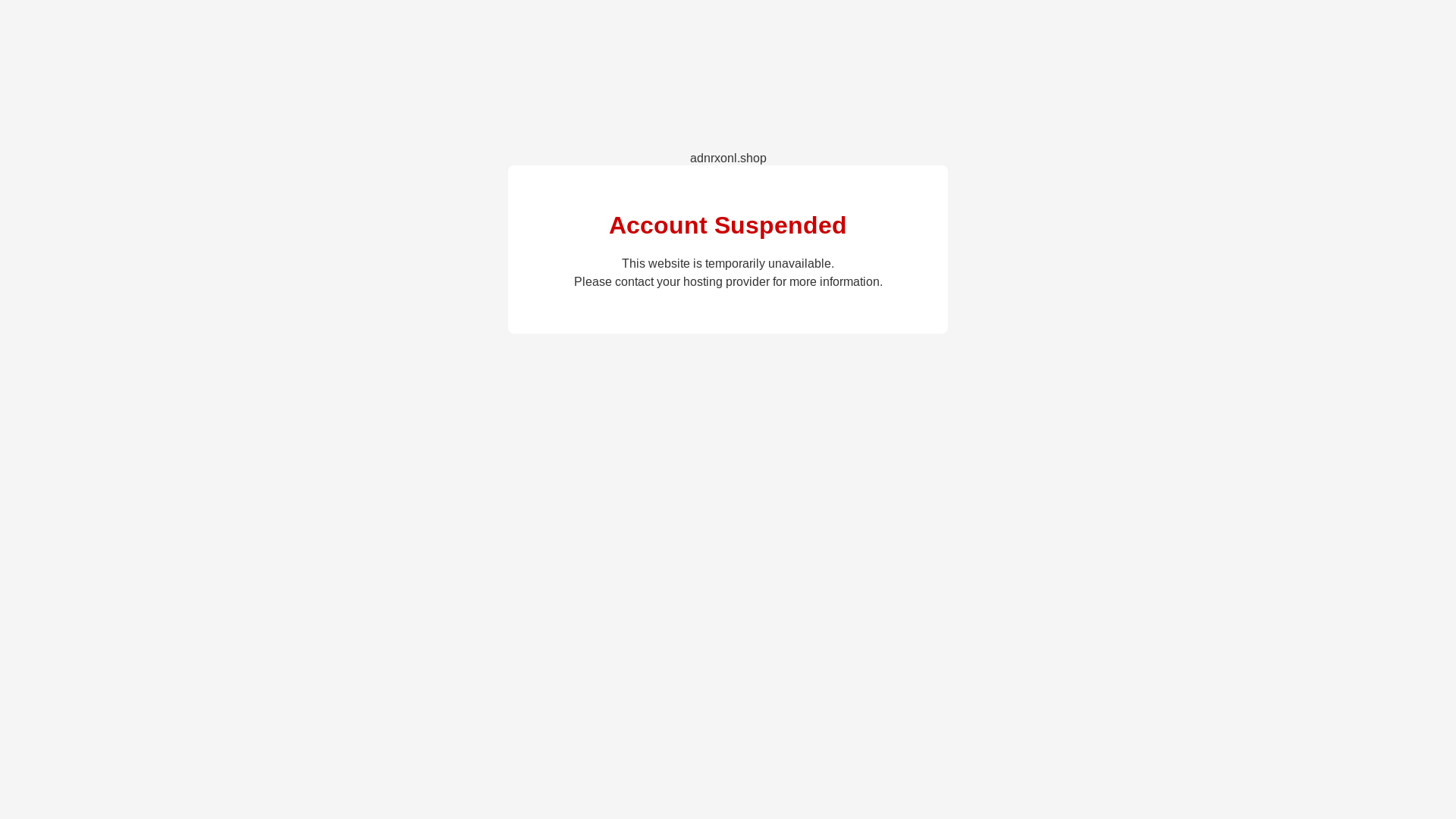 website screenshot of https://adnrxonl.shop/