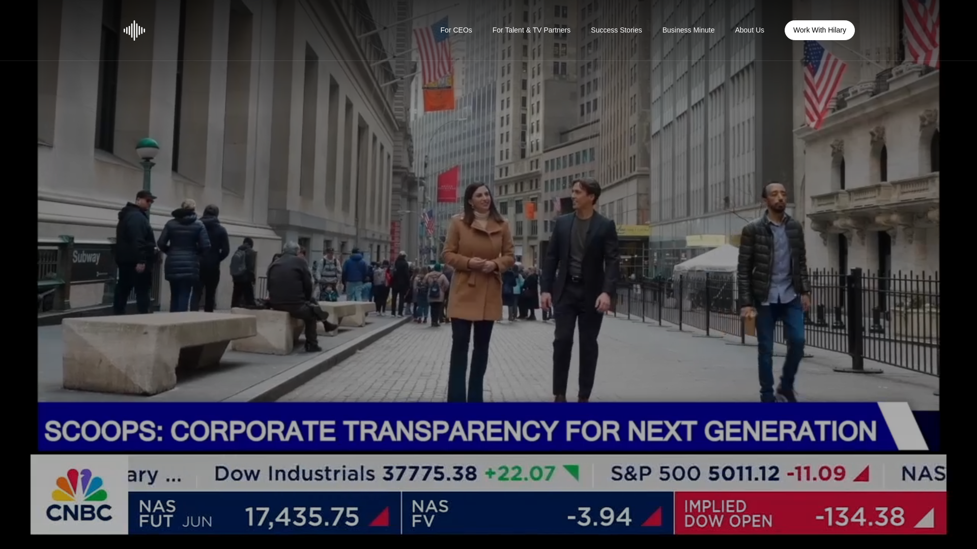 website screenshot of https://hilarylanestorytelling.com/