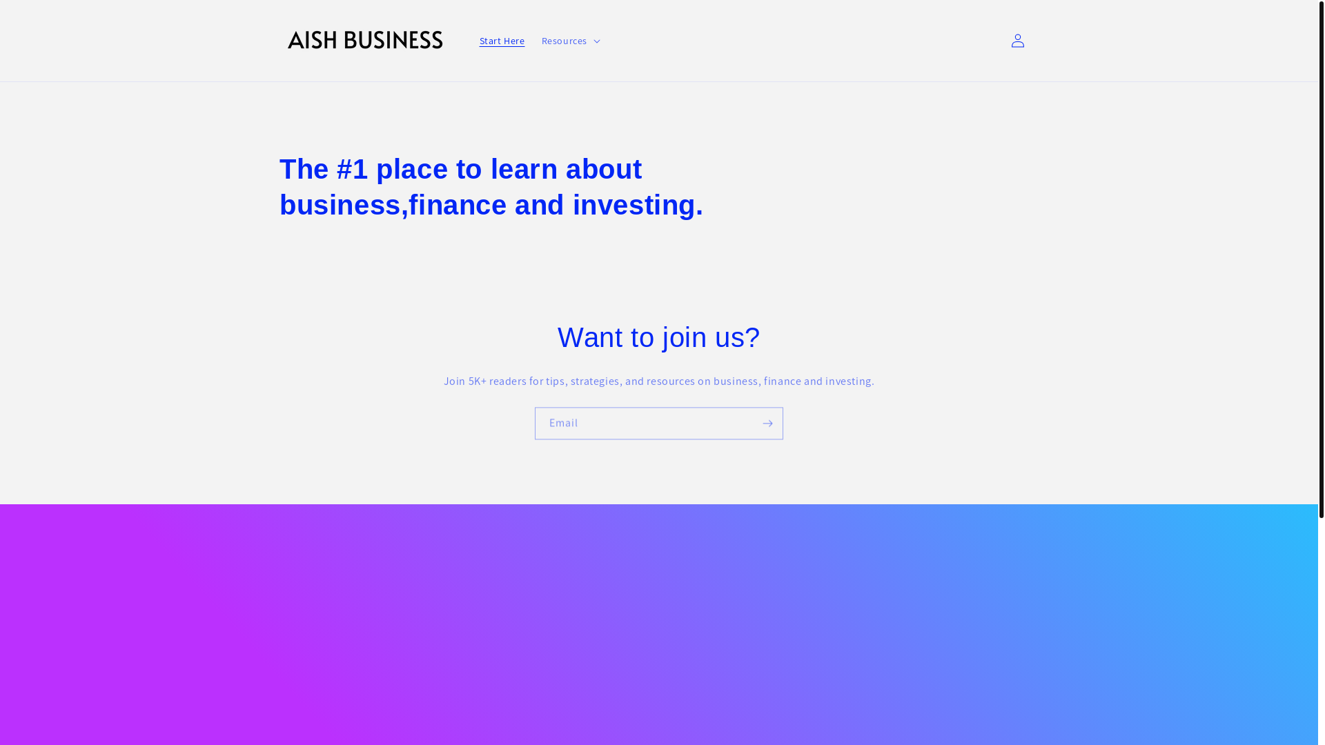 website screenshot of https://aishfinance.store/