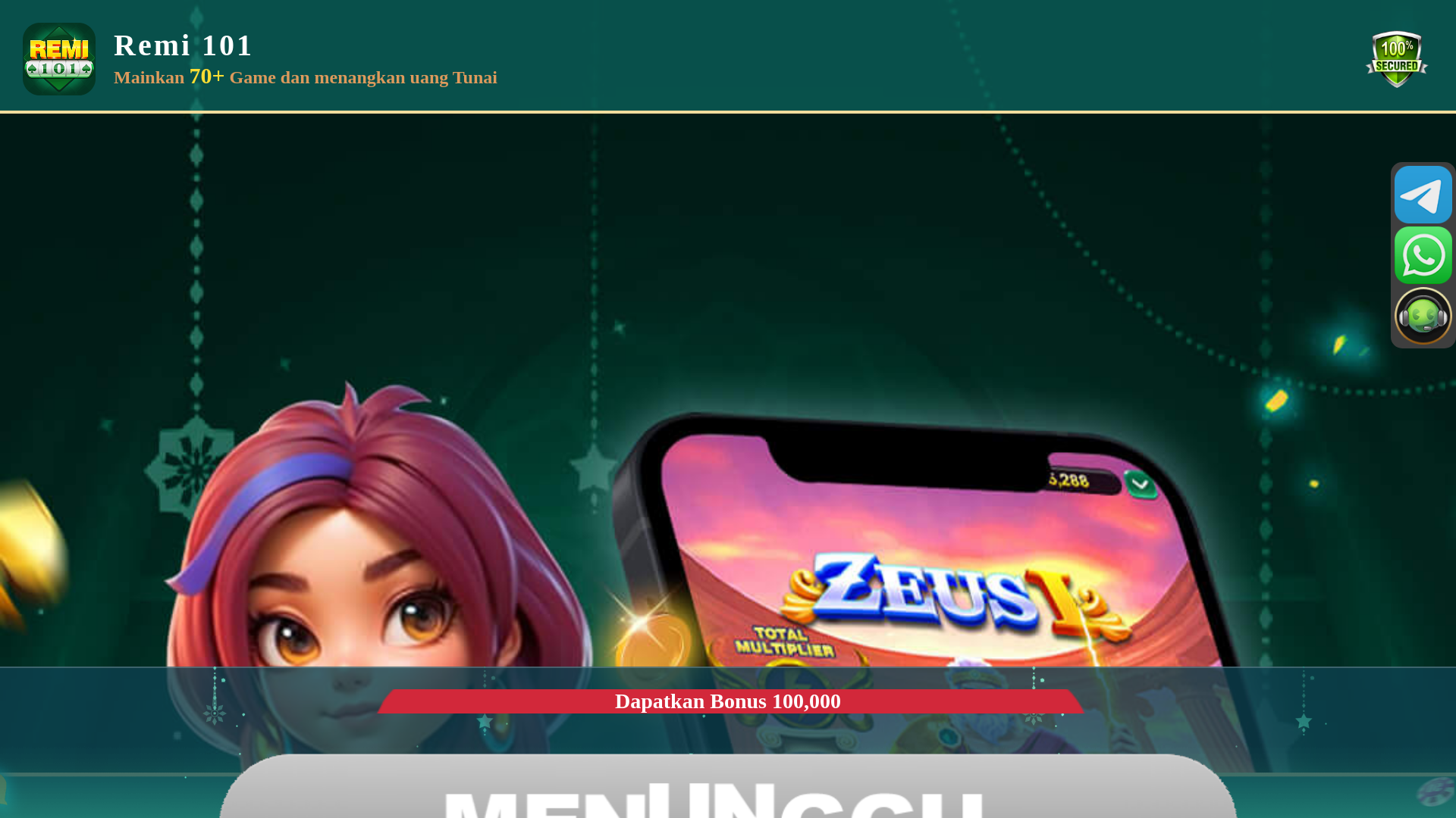 website screenshot of https://remi7.vip