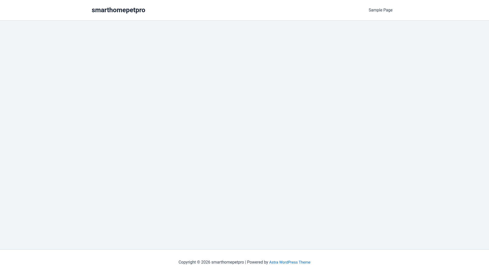 website screenshot of https://smarthomepetpro.com