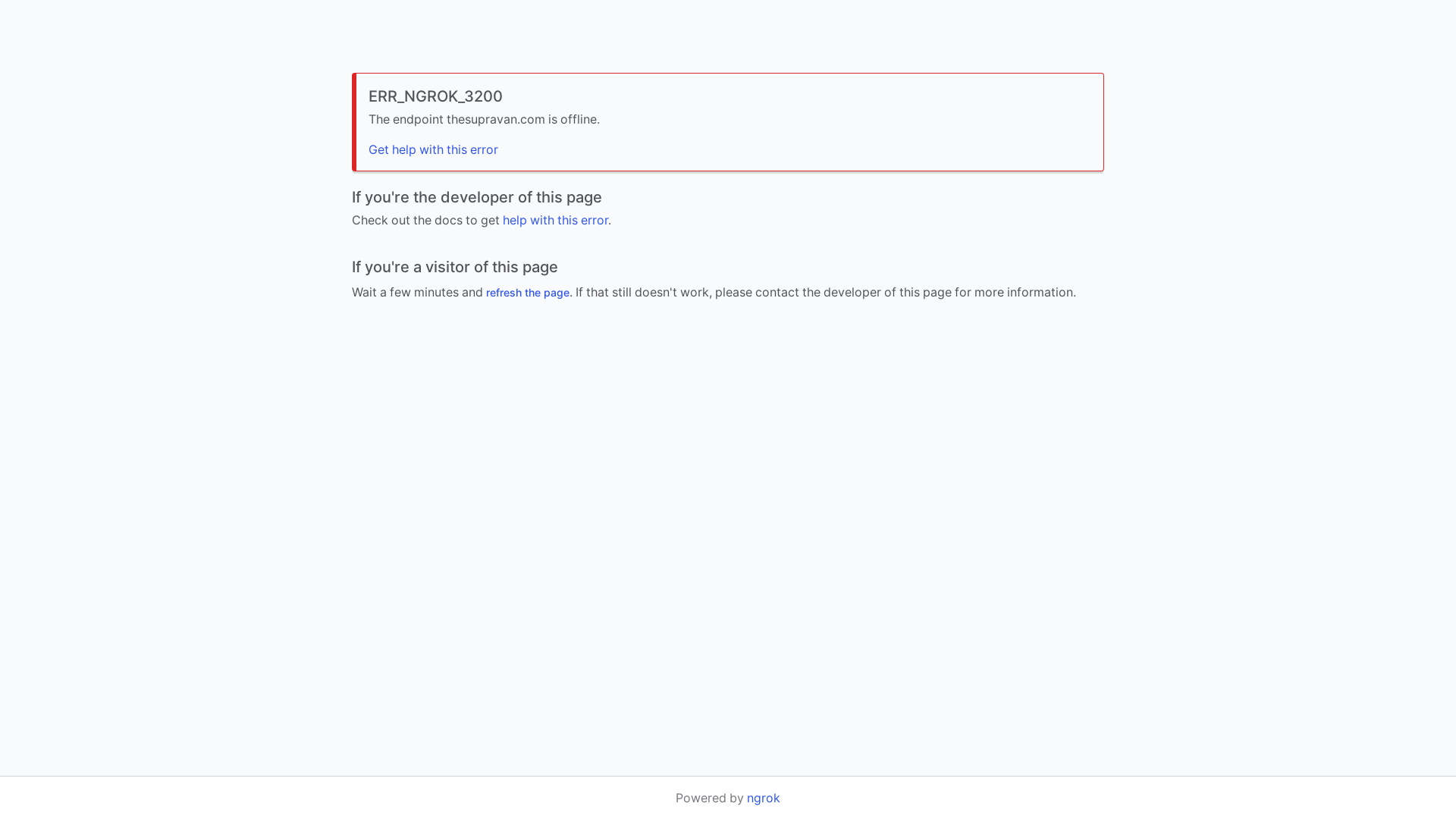 website screenshot of https://thesupravan.com/