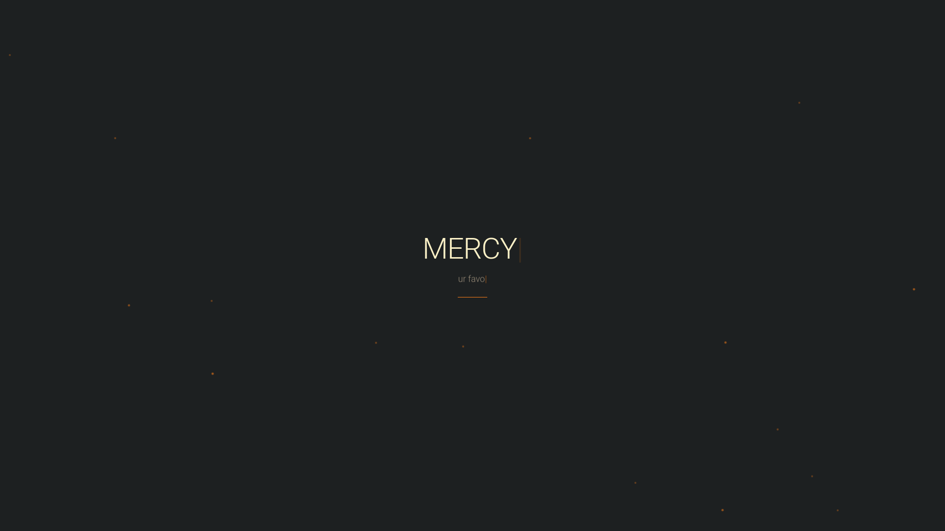 website screenshot of https://mercy.earth/