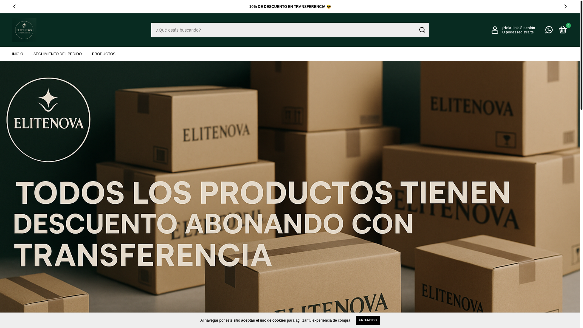 website screenshot of https://elitenova.online/
