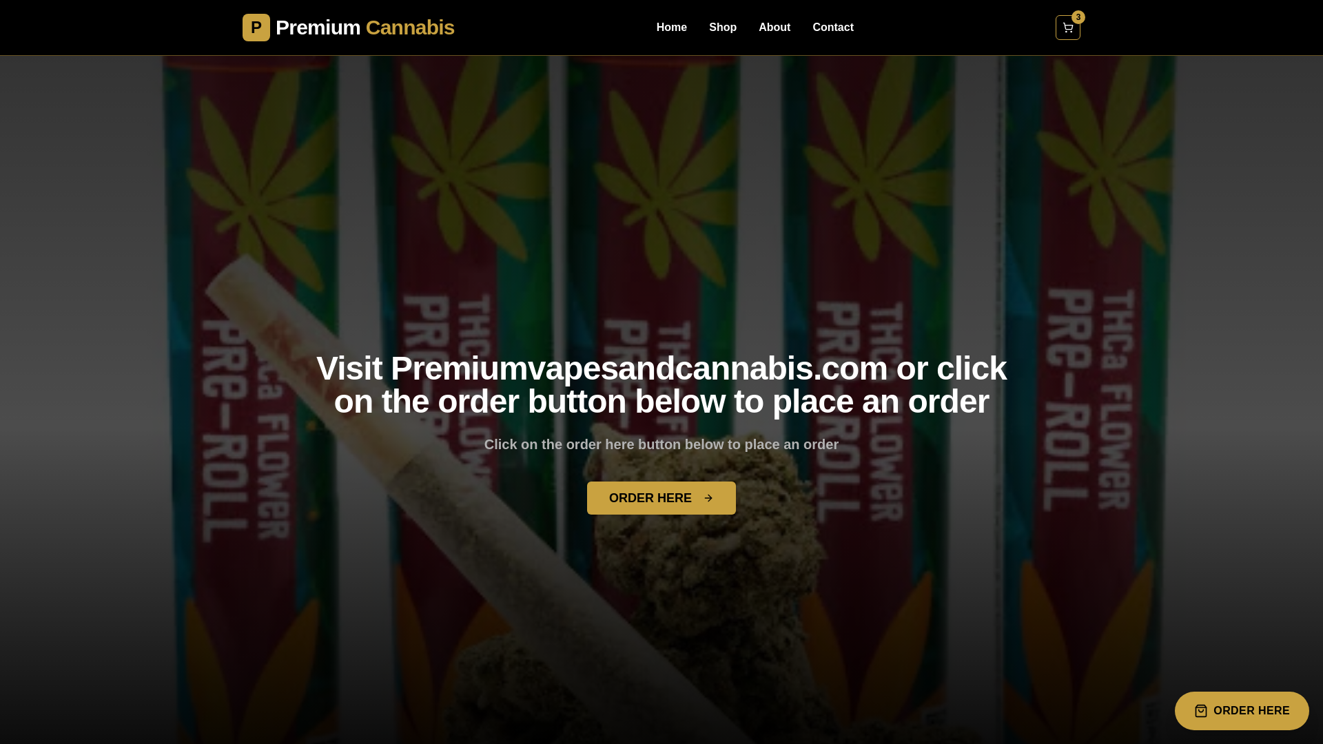 website screenshot of https://classicvapesandweeddispensary.shop/