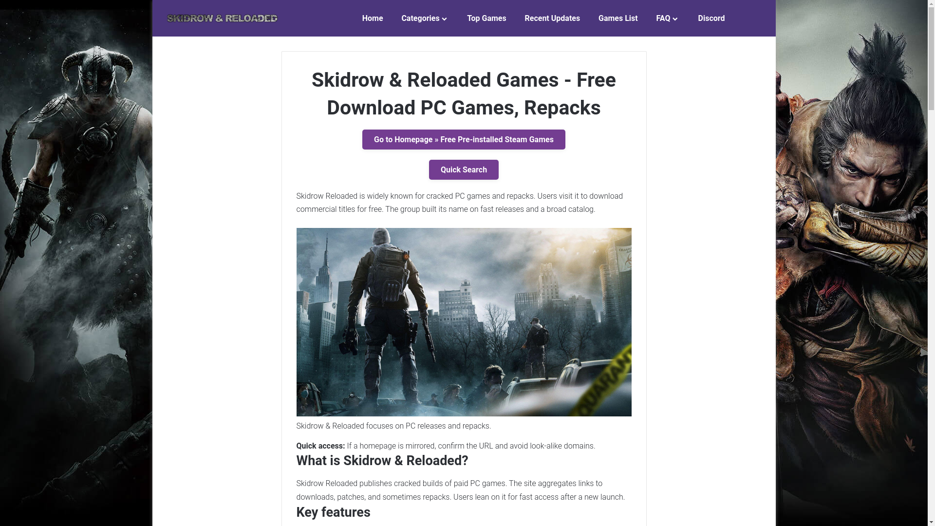 website screenshot of https://skidrowreloaded-sa-com.pages.dev/