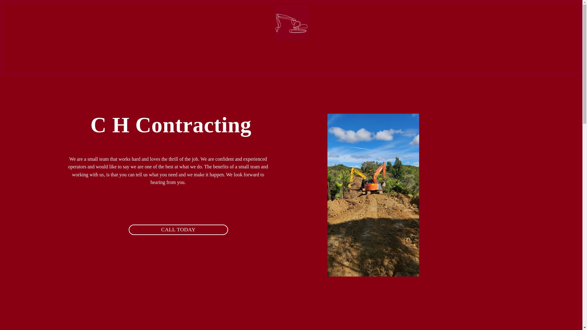 website screenshot of https://chcontractingco.nz/