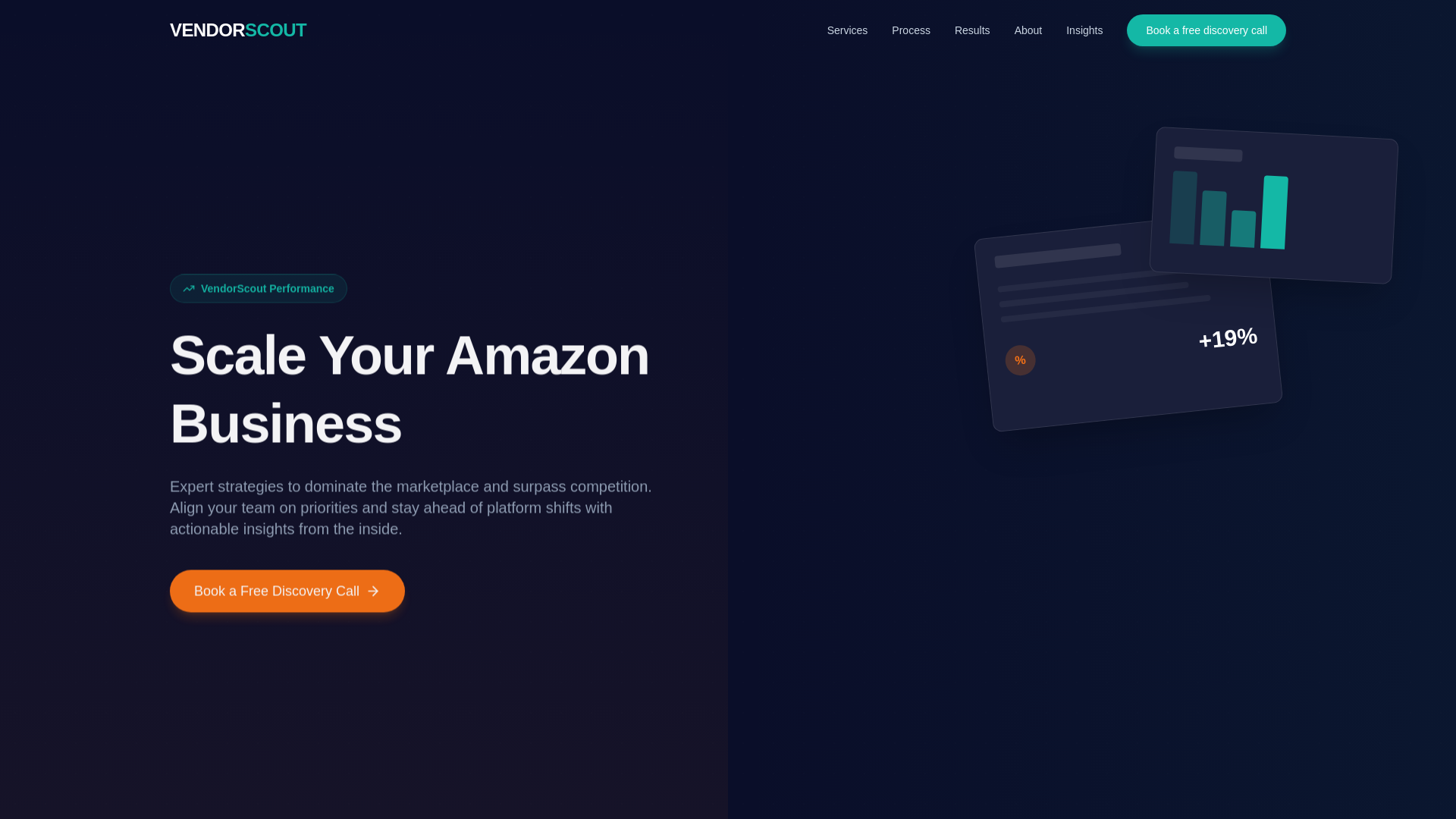 website screenshot of https://vendorscout.au/