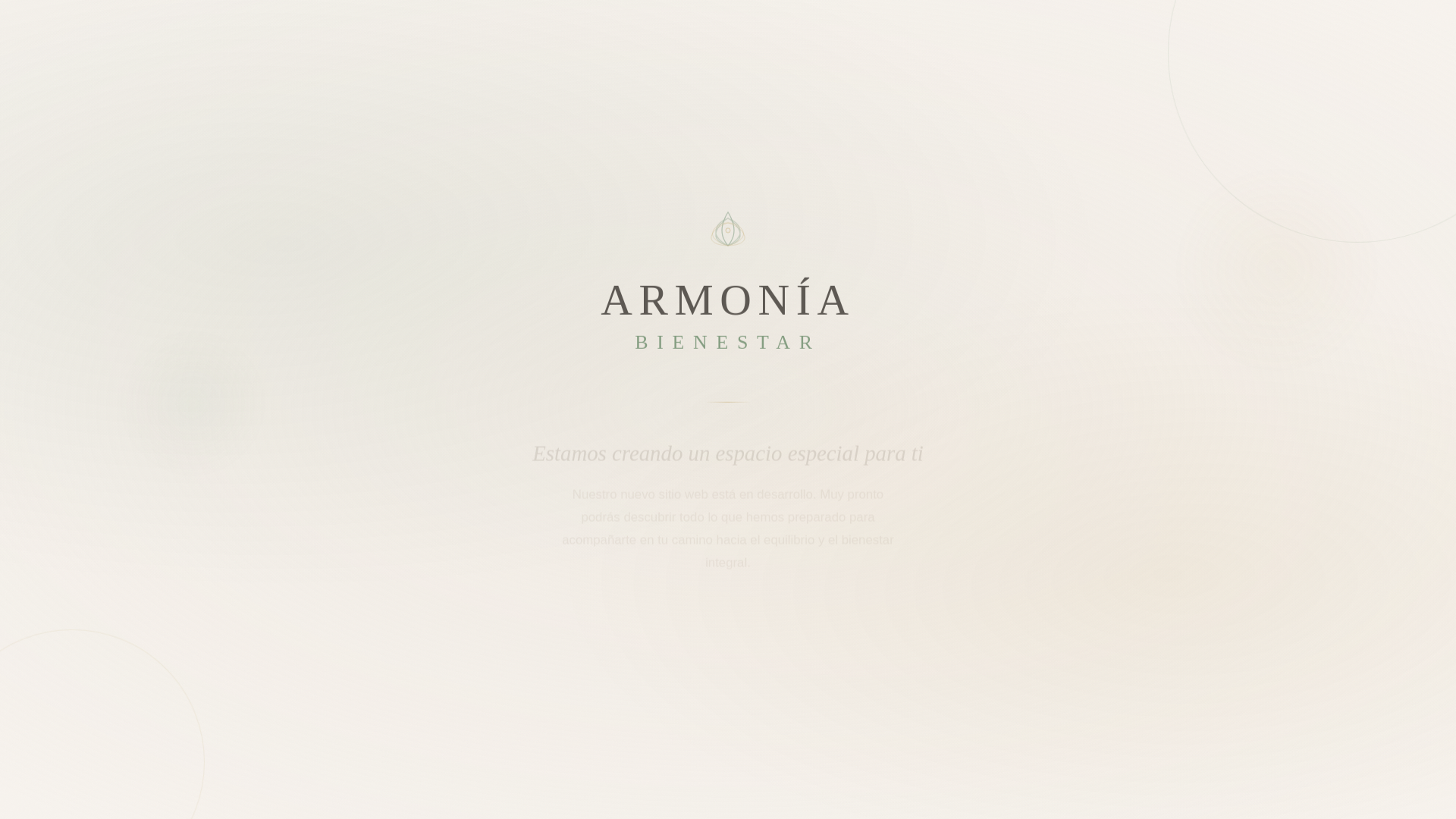 website screenshot of https://armoniabienestar.com.mx/
