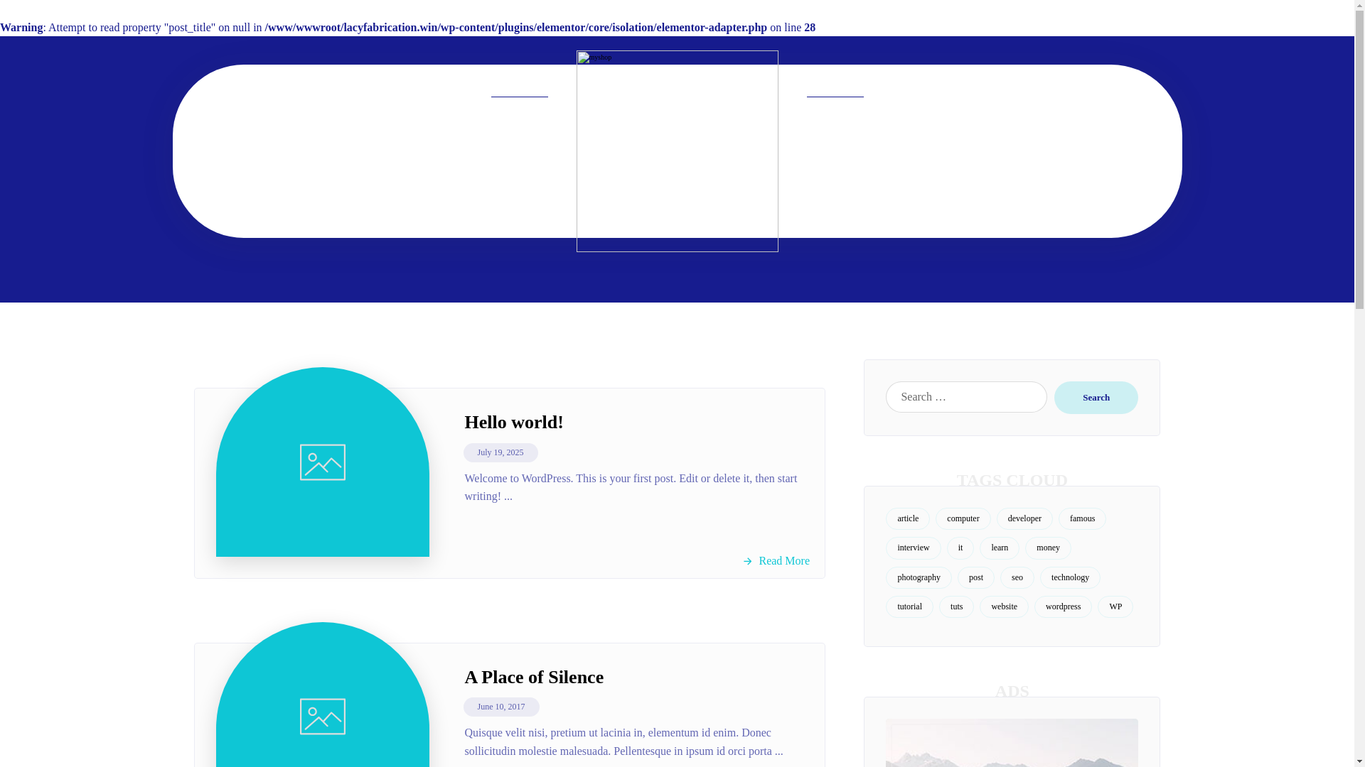 website screenshot of https://lacyfabrication.win/
