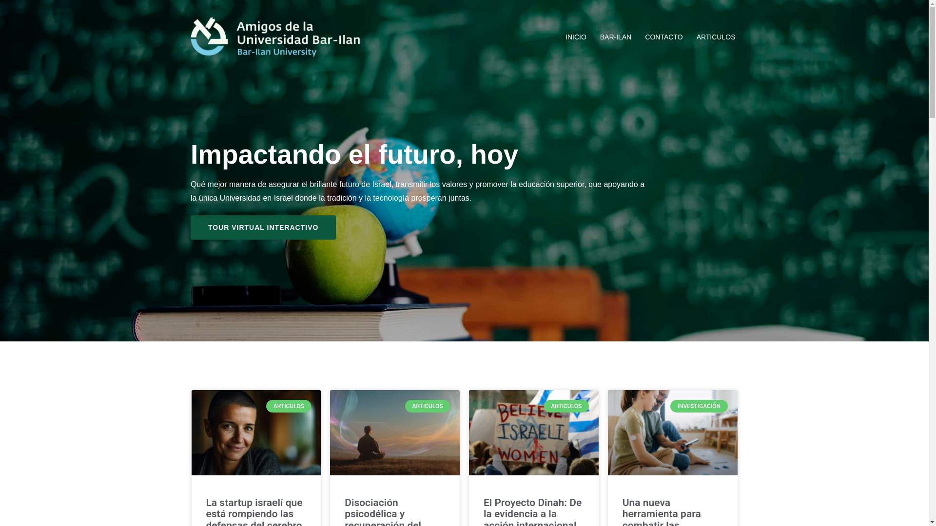 website screenshot of https://enlacearq.net/