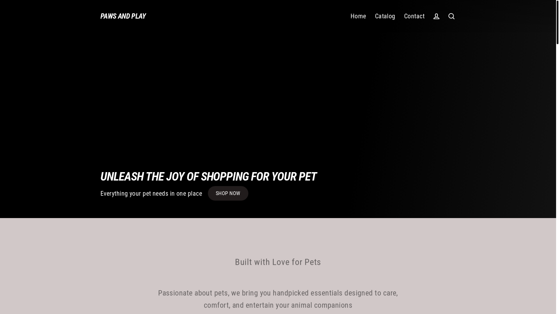 website screenshot of https://pawsandplaybusiness.com/