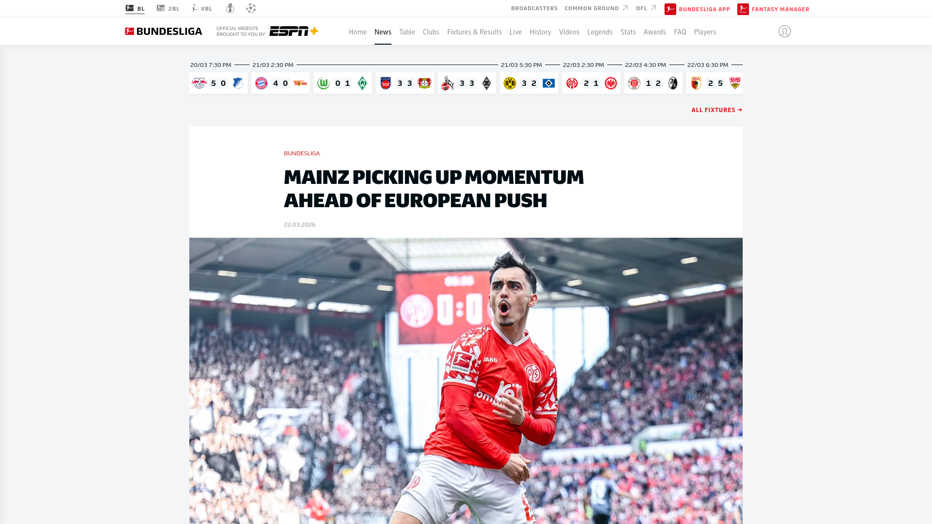 website screenshot of https://www.bundesliga.com/en/bundesliga/news/mainz-momentum-european-push-uefa-conference-league-36583