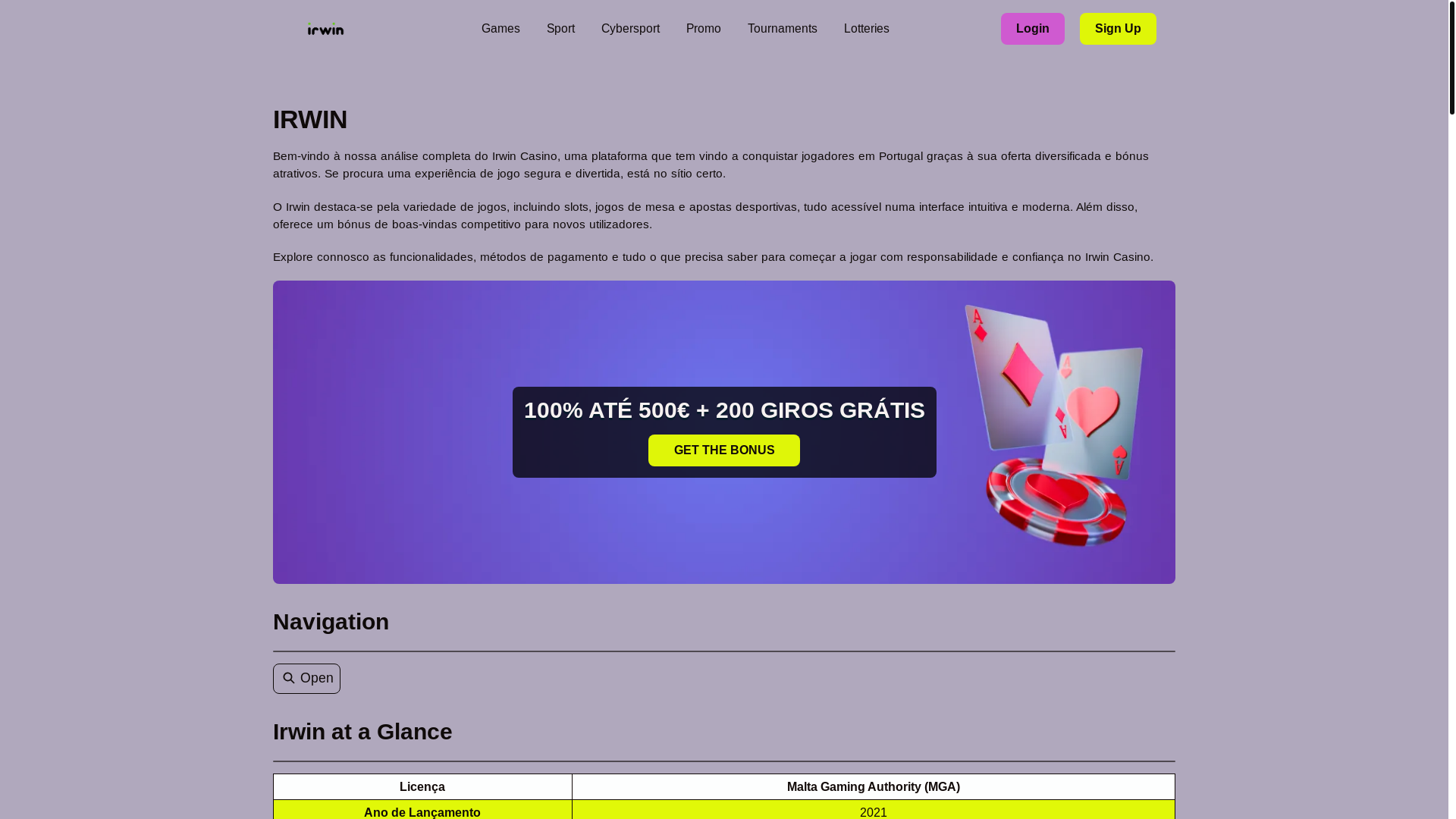 website screenshot of https://irwinpt-com.pages.dev/