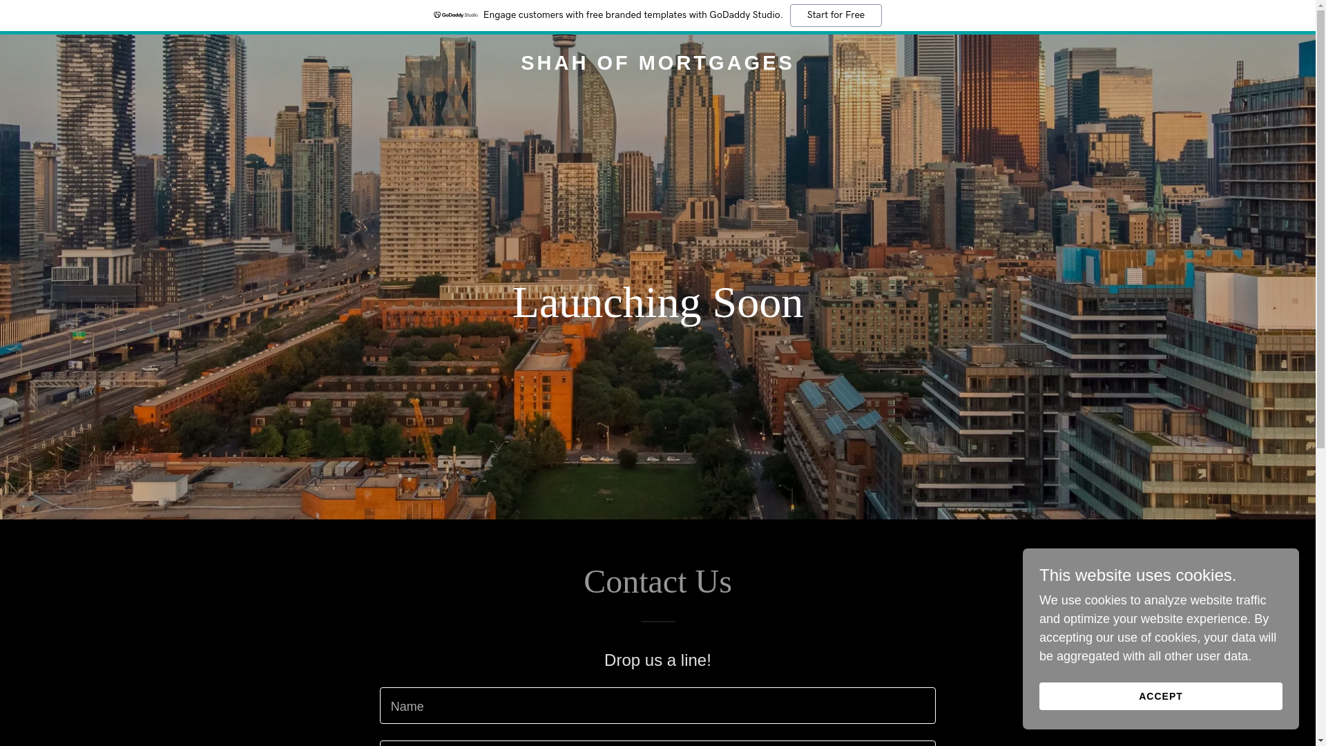 website screenshot of https://shahofmortgages.ca/