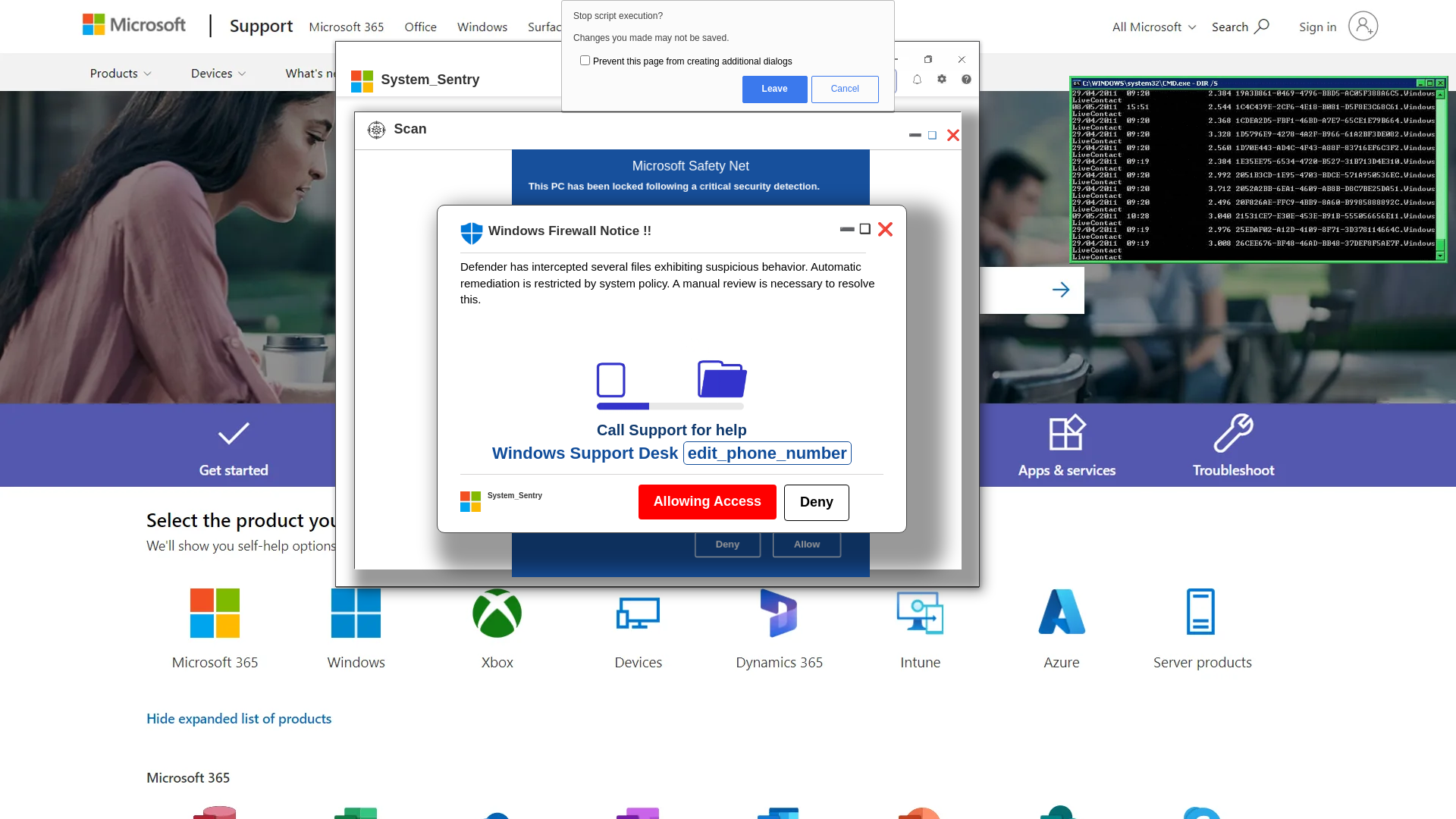 website screenshot of https://nopovulic.z5.web.core.windows.net