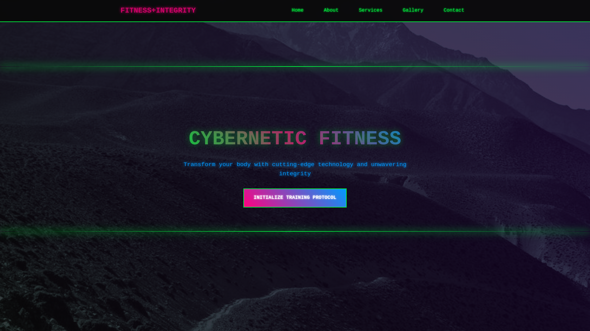website screenshot of https://fitnessplusintegrity.cyou/