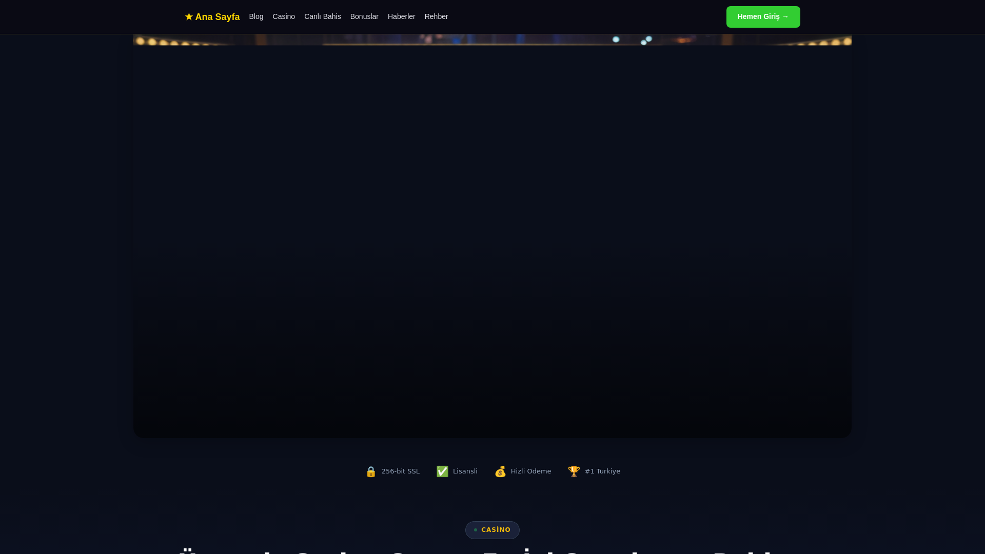 website screenshot of https://ucretsizcasinooyun.com