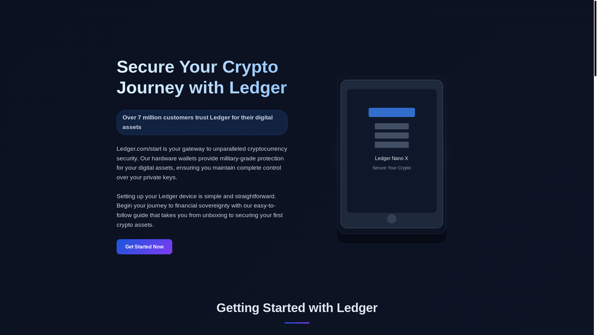 website screenshot of https://secureledger-help.pages.dev/