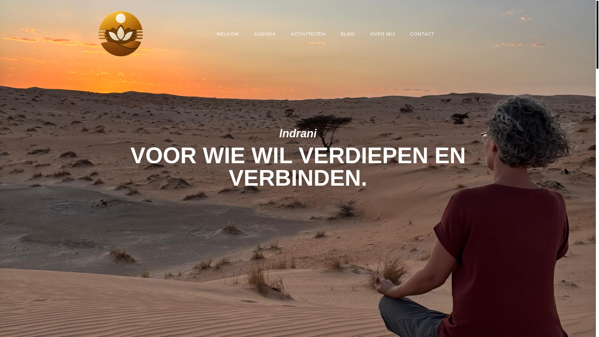 website screenshot of https://indrani.be/