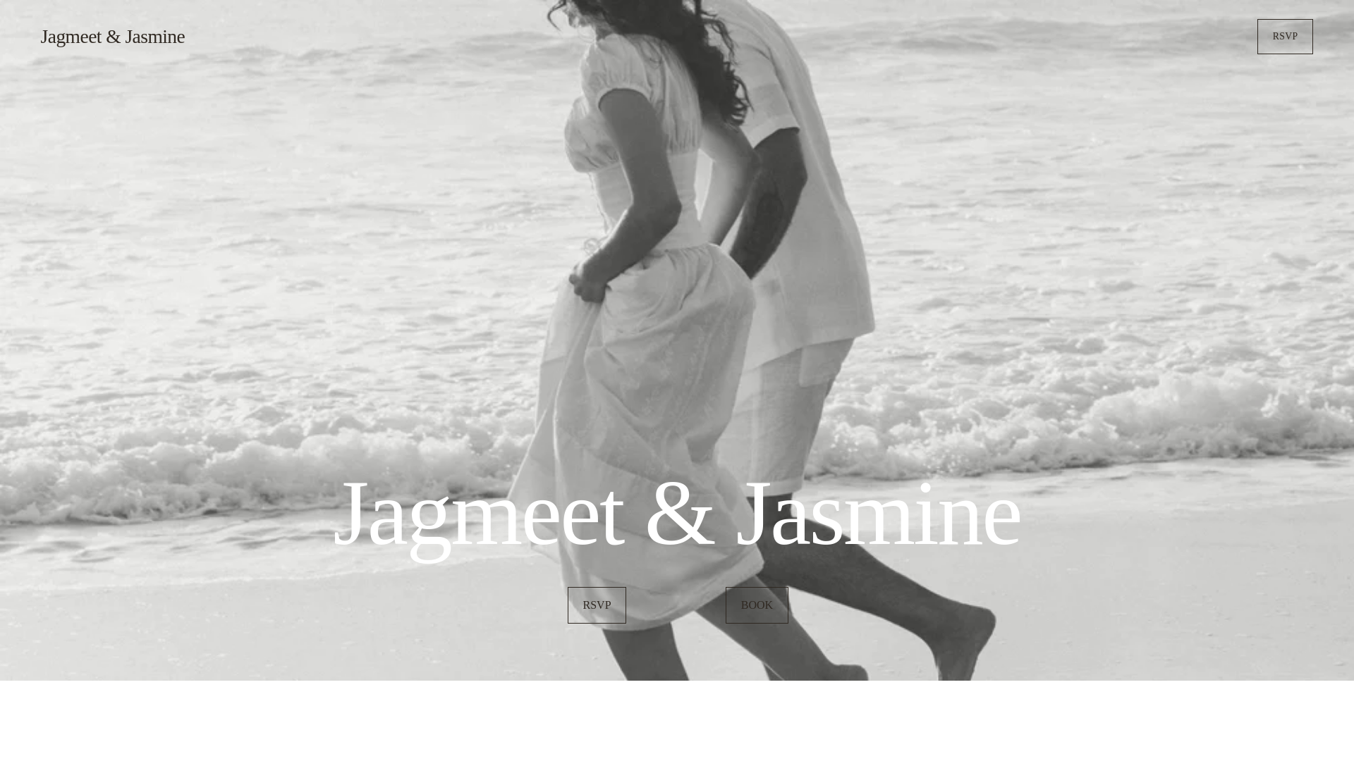 website screenshot of https://jagmeetjasmine.com/