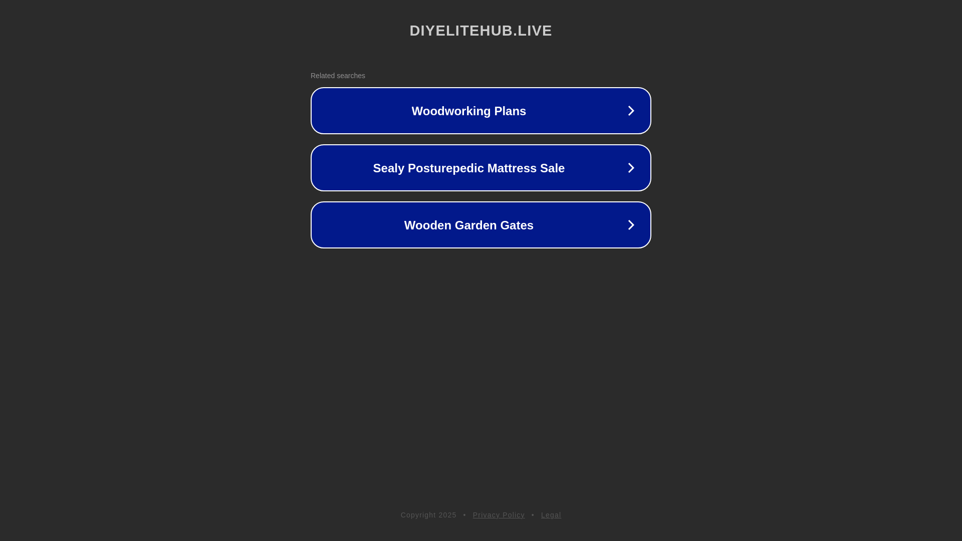 website screenshot of https://diyelitehub.live/