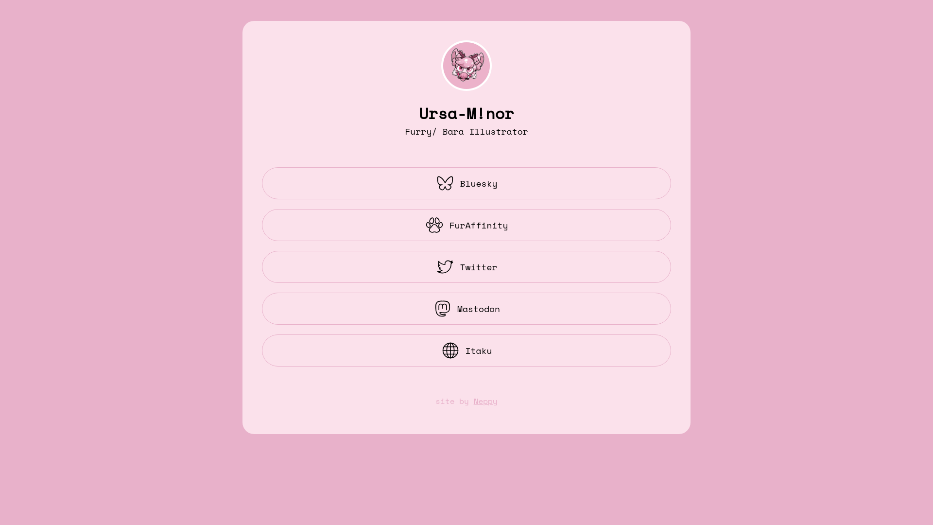 website screenshot of https://ursaminor.pages.dev/