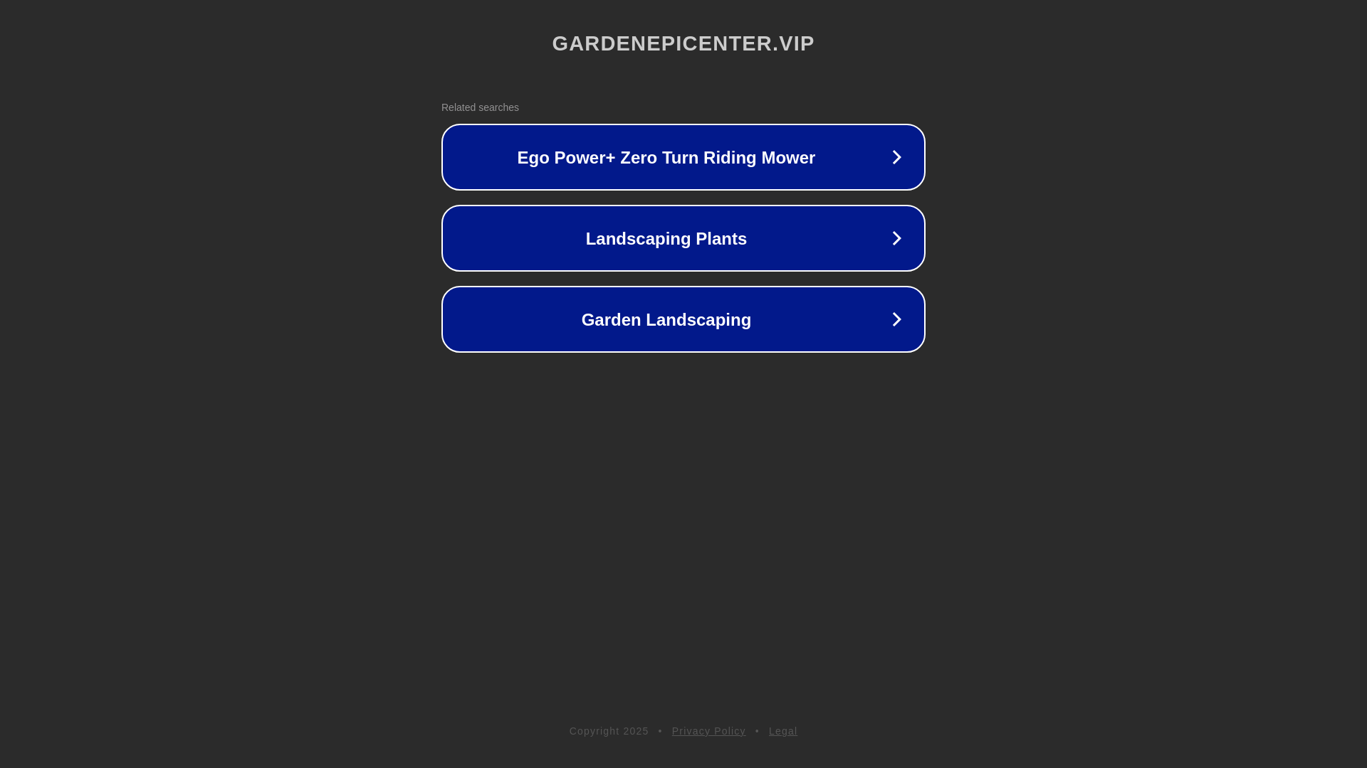 website screenshot of https://gardenepicenter.vip/