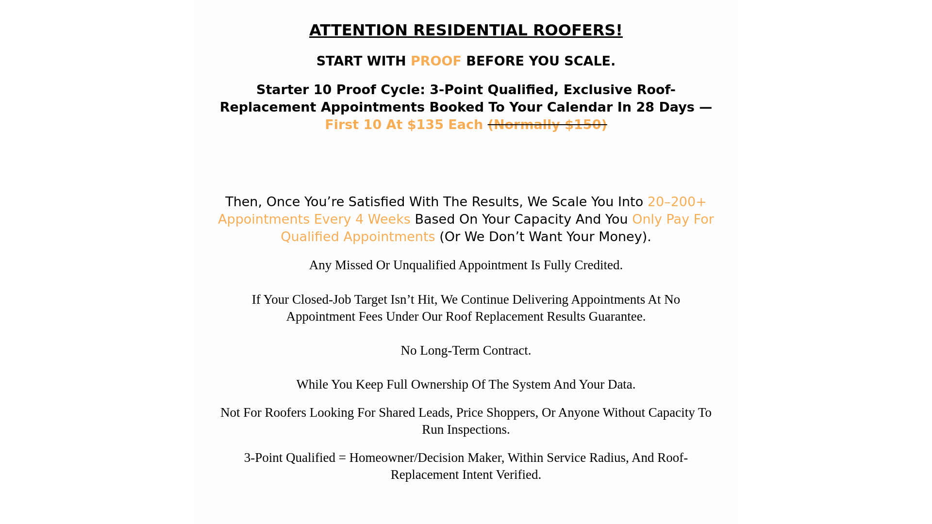 website screenshot of https://theexpertlyroofing.com