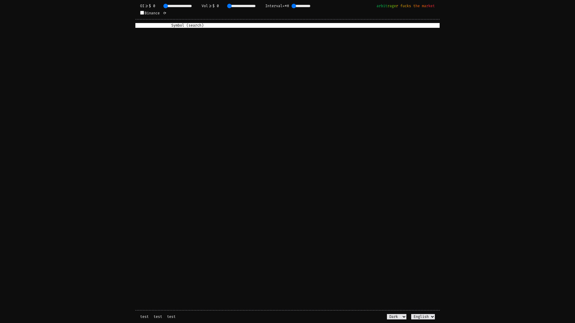 website screenshot of https://fuckthemarket.pages.dev/