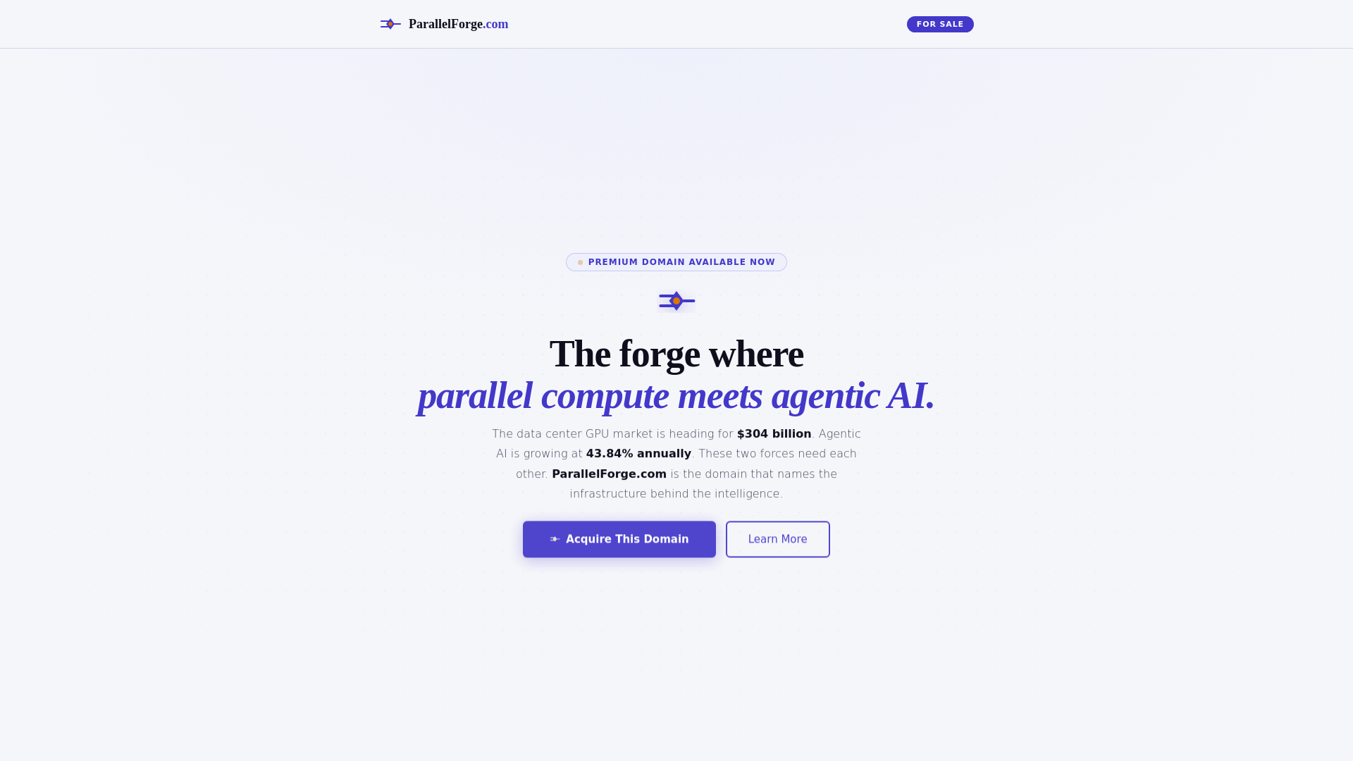 website screenshot of https://parallelforge-com.pages.dev/