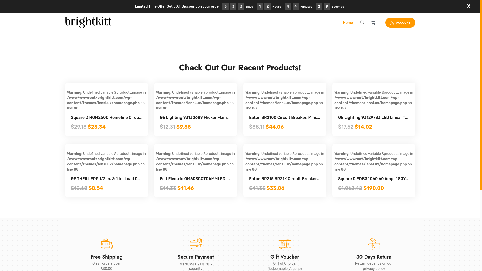 website screenshot of https://brightkitt.com/