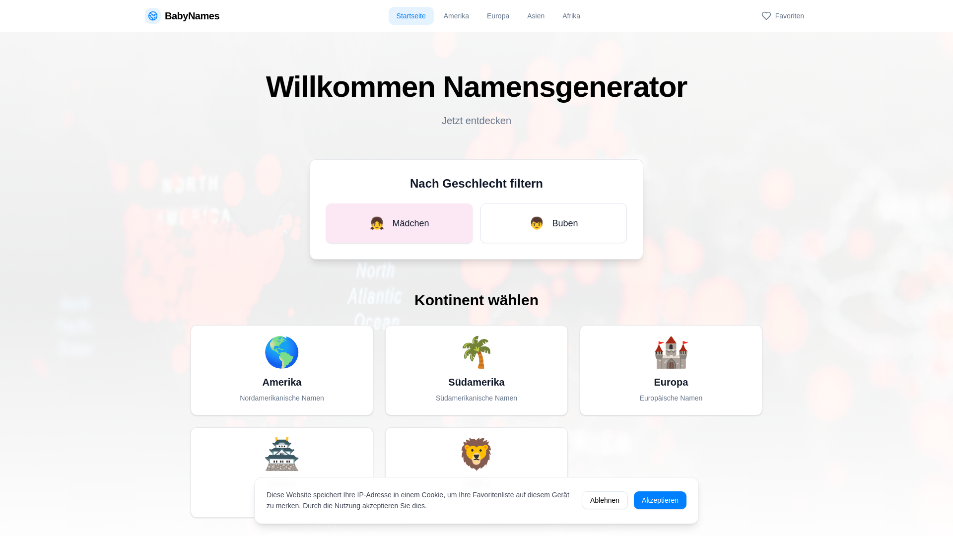 website screenshot of https://easynamefinder.com/