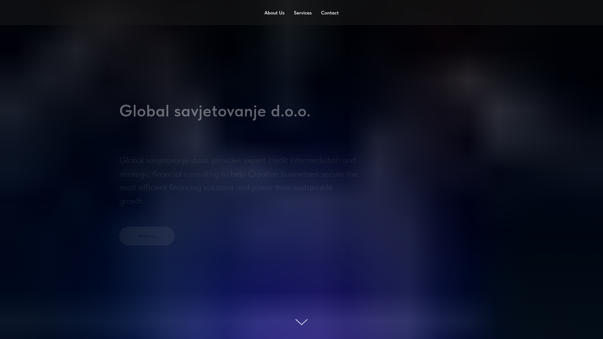 website screenshot of https://globalsavjetovanjedoo.com/