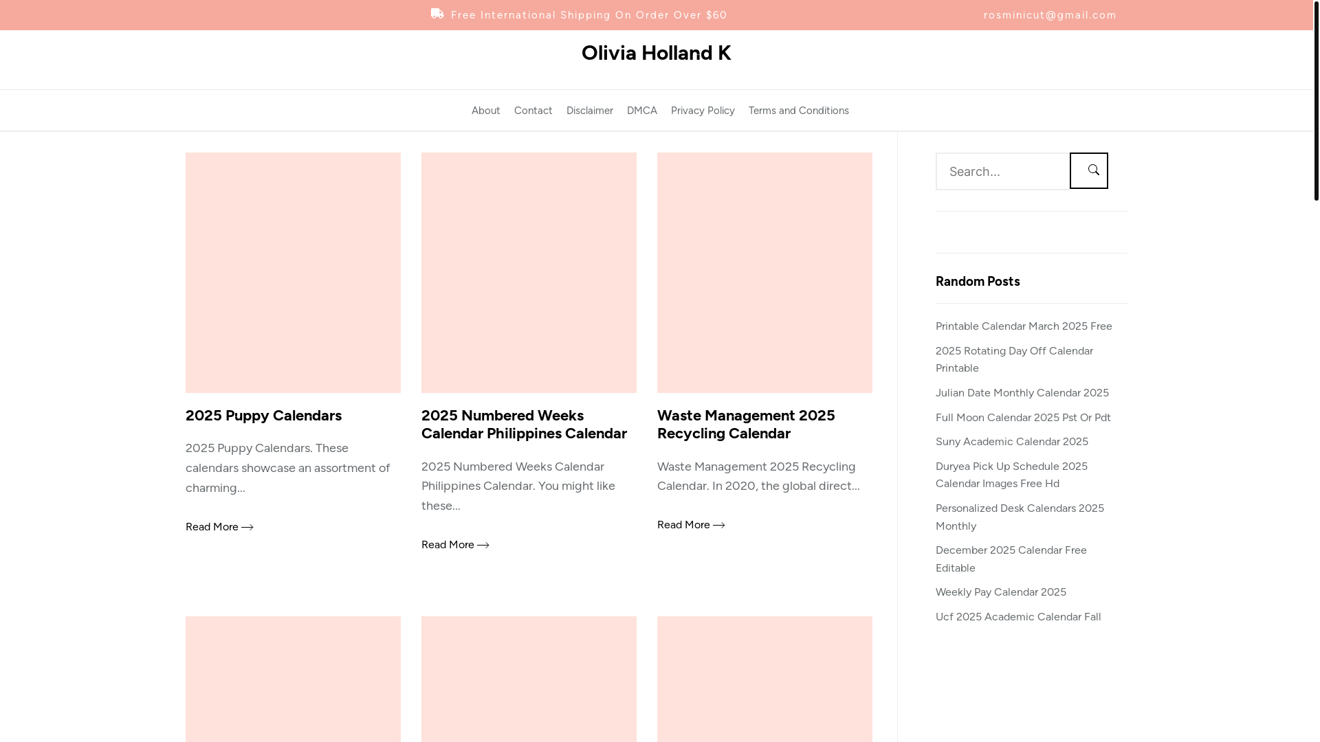 website screenshot of https://oliviahollandk.pages.dev/