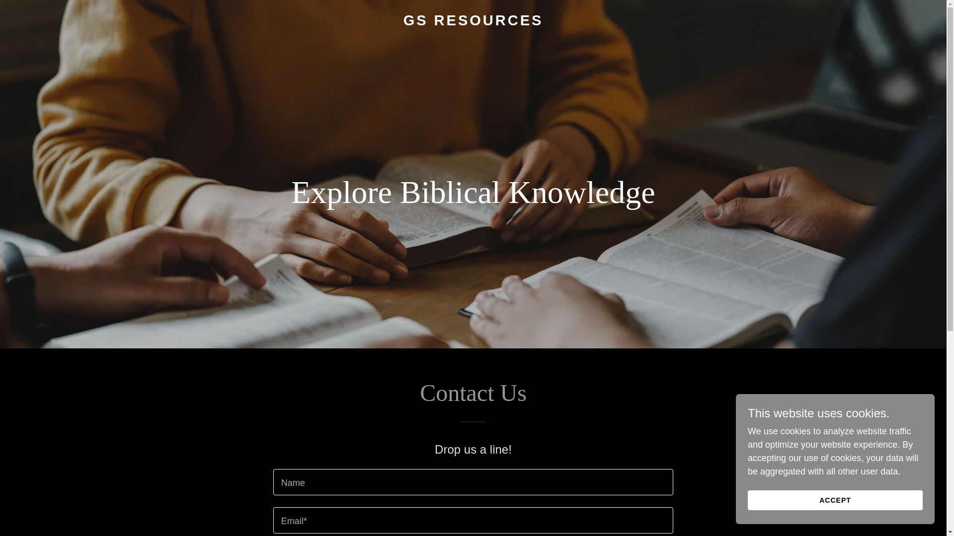 website screenshot of https://gsresources.online/
