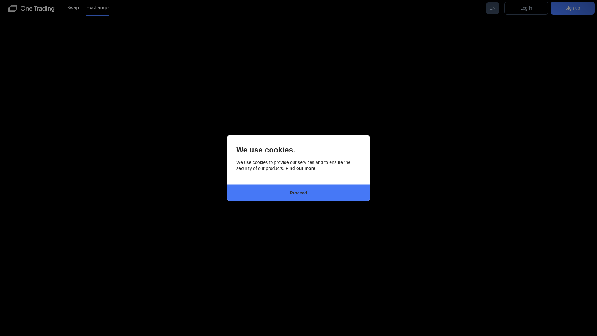 website screenshot of https://exchange-ui-vue-dev.pages.dev/