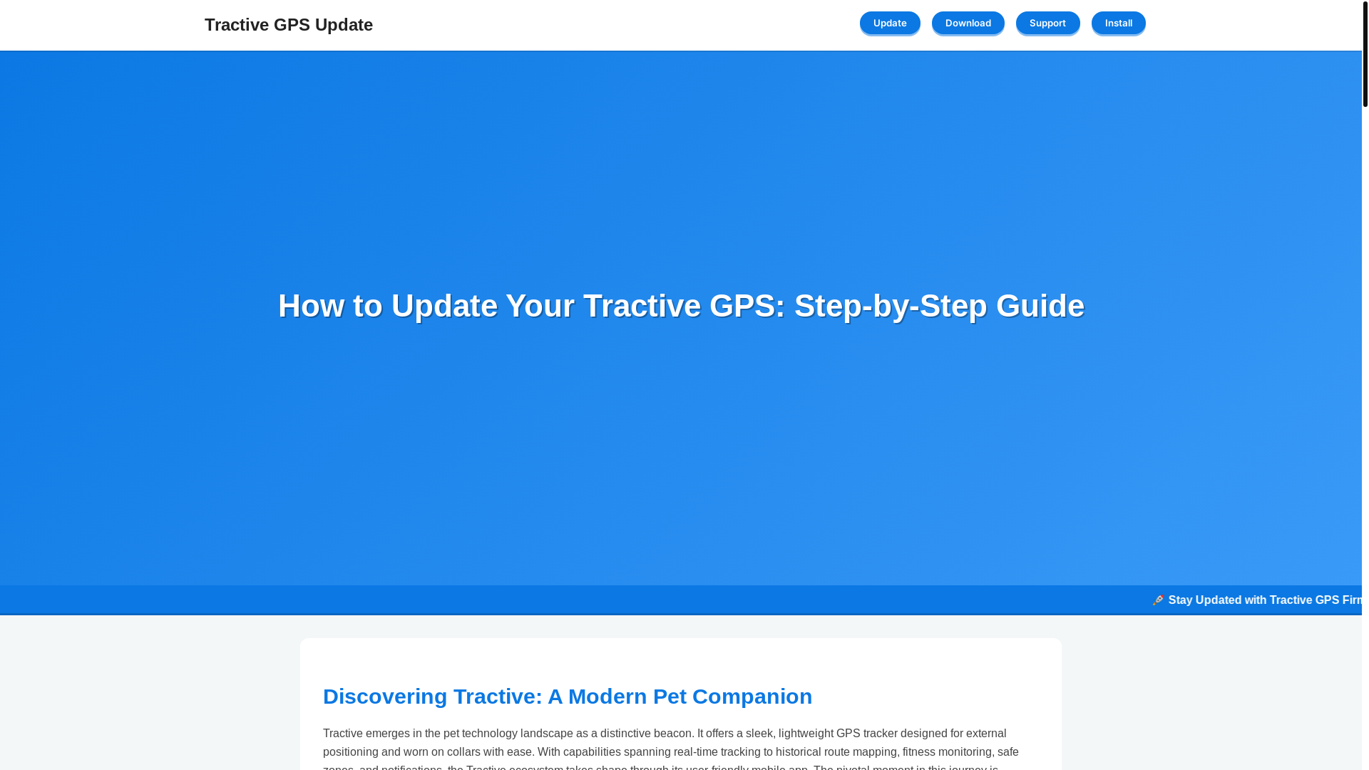 website screenshot of https://tractivegpsdownload.pages.dev/