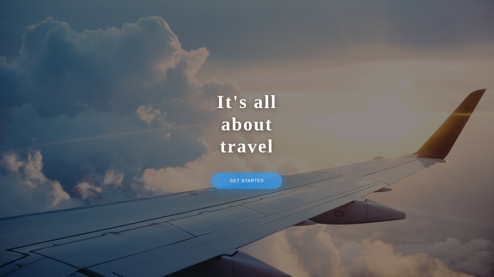 website screenshot of https://aerotravels-travelling.com/