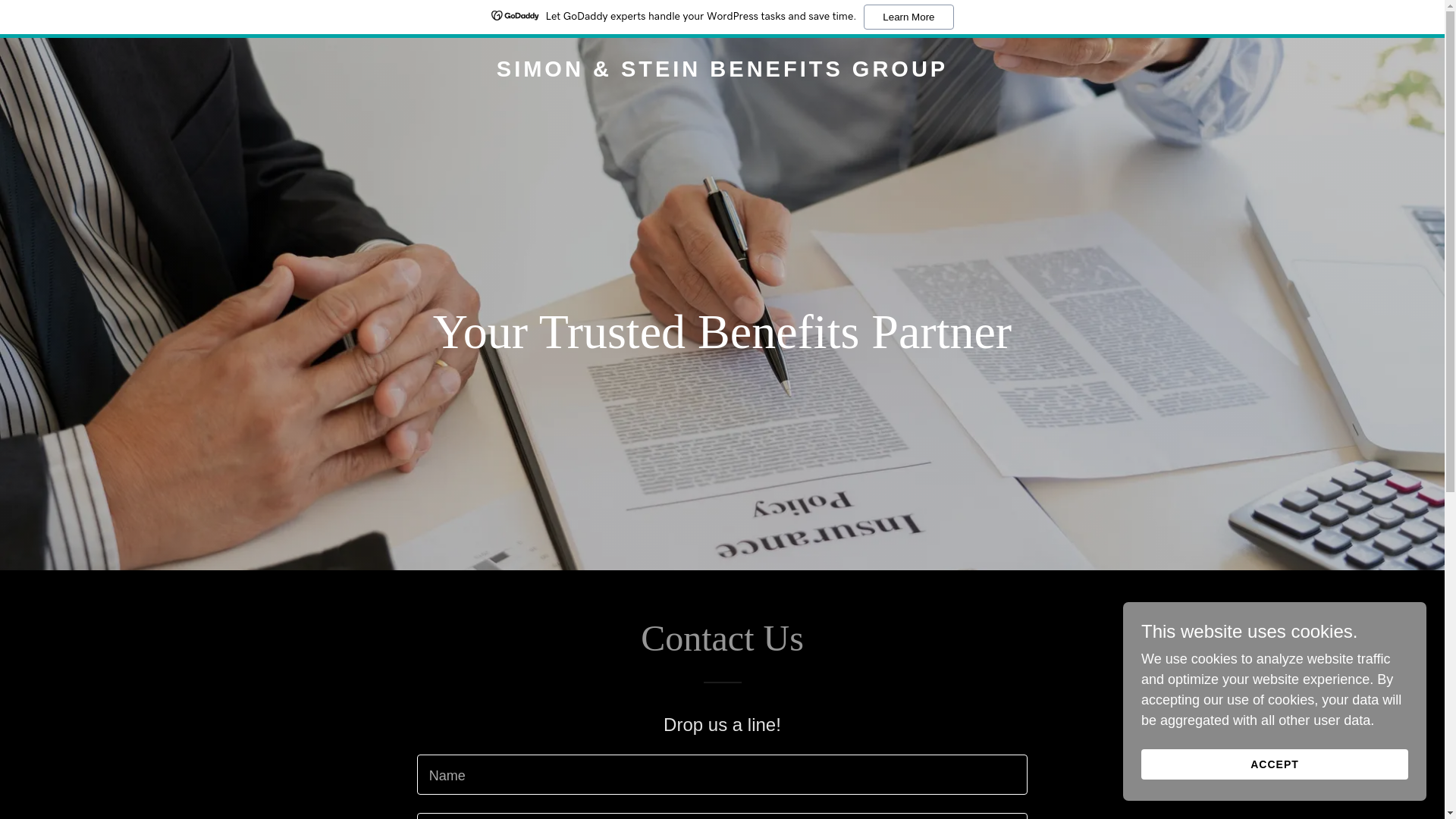 website screenshot of https://simonandsteinbg.com/