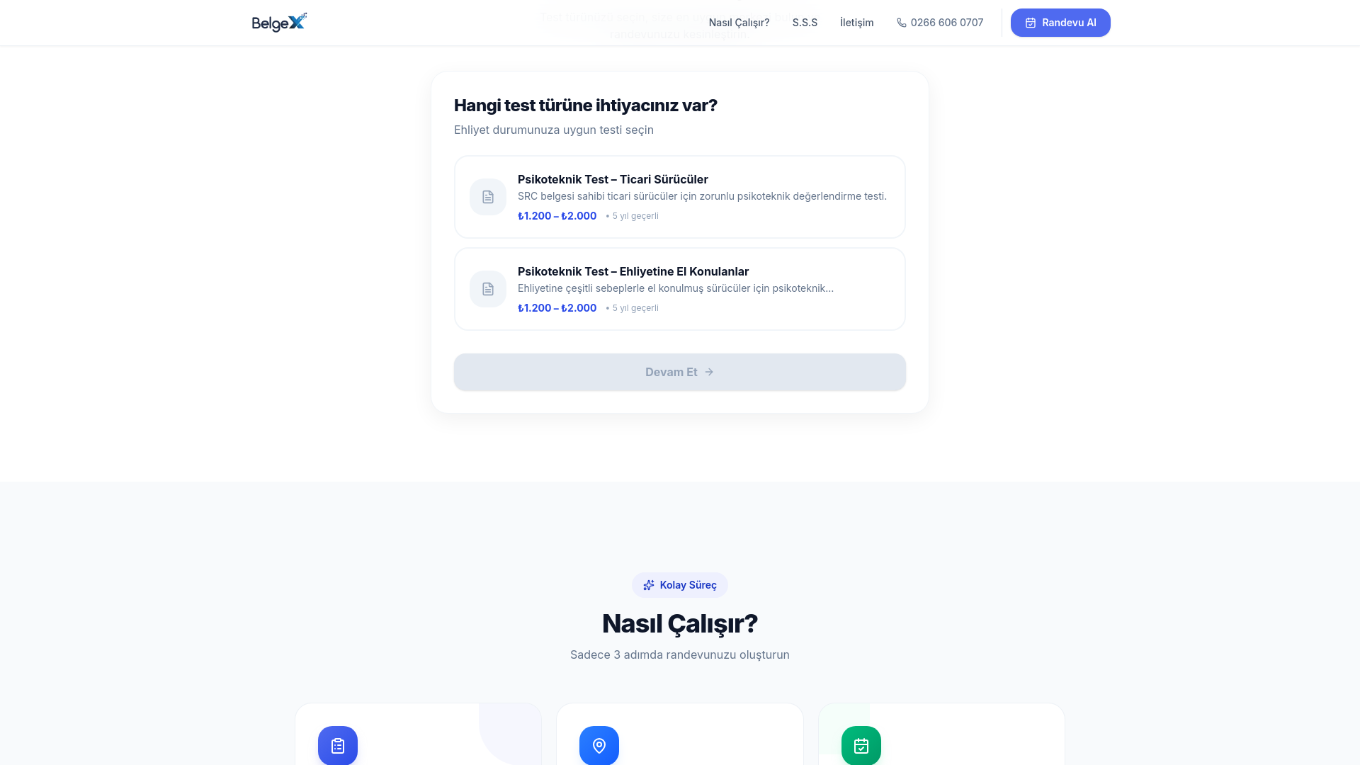 website screenshot of https://belgex.tr/