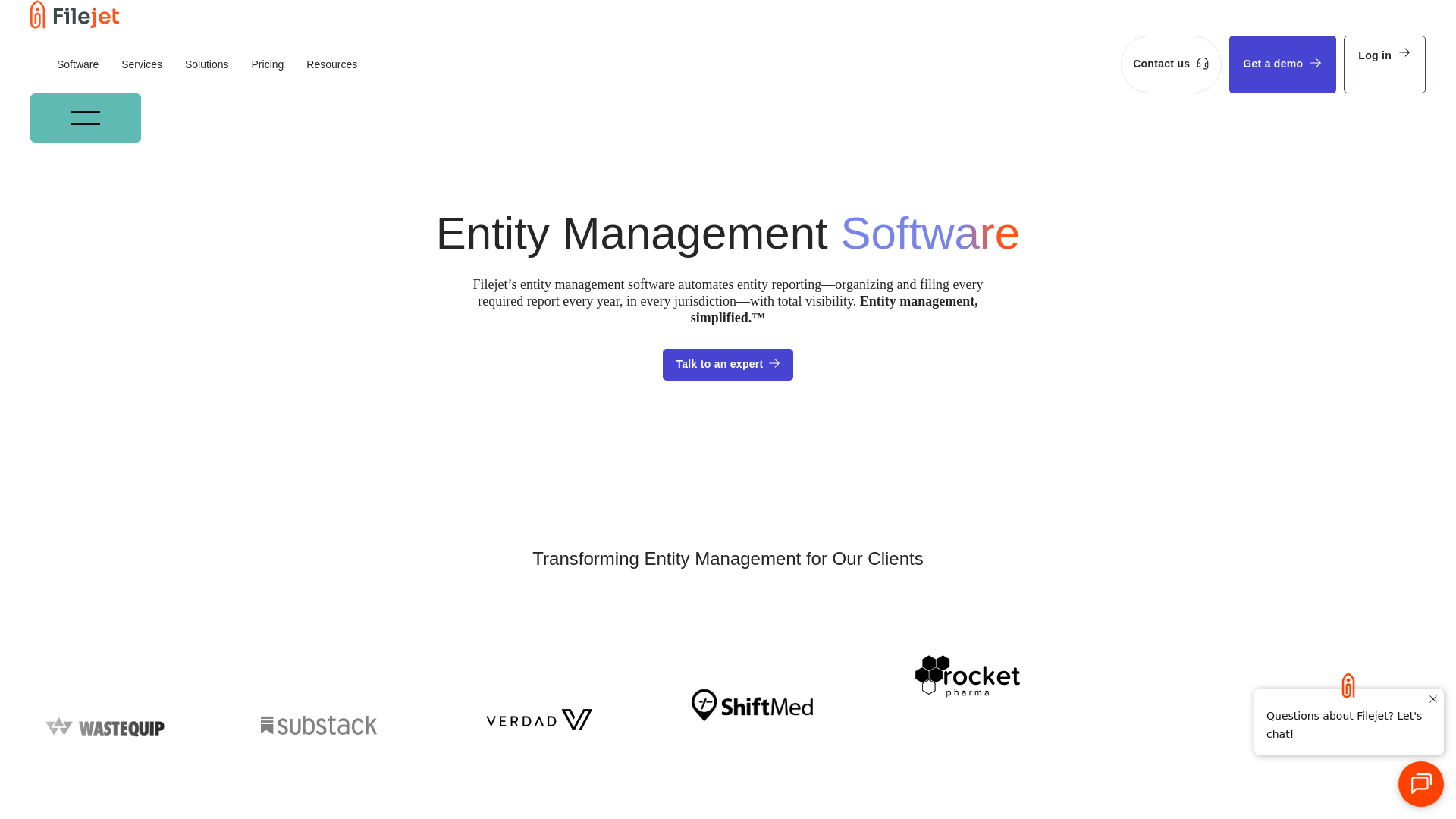 website screenshot of https://globalfilejet.com