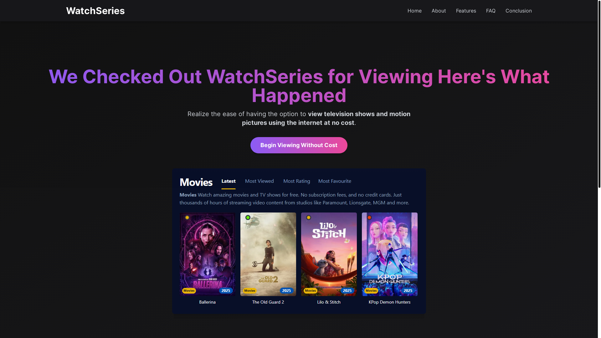 website screenshot of https://watchseries-b5gw.pages.dev/