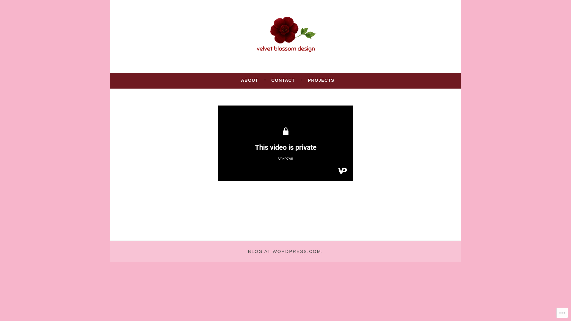 website screenshot of https://velvetblossomdesign.com/