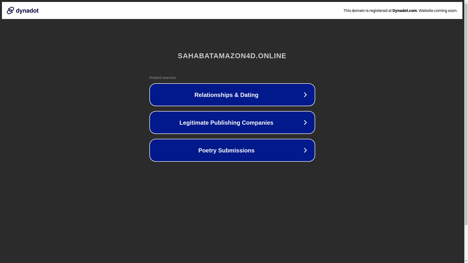 website screenshot of https://sahabatamazon4d.online/